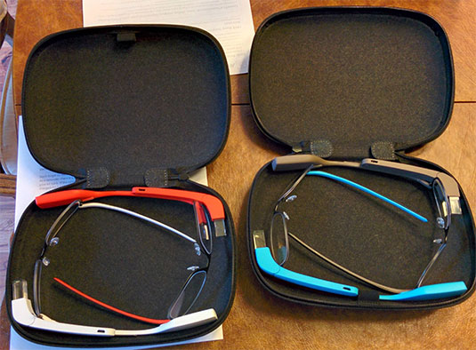 Photo of the Google Glass at-home trial kit