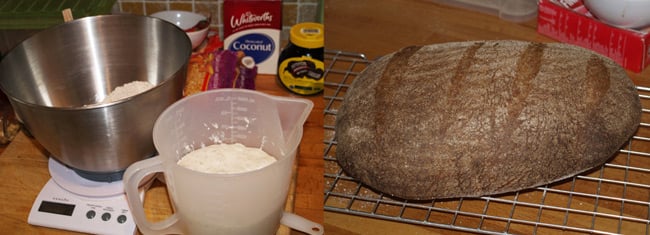 Neil's loaf of sourdough bread