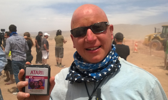 An Atari ET Cartridge recovered from the New Mexico landfill