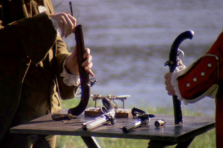 Barry Lyndon duel with Captain Quin