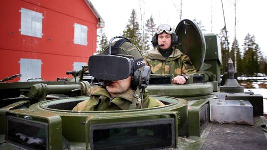 Oculus Rift being tested by the Norwegian army
