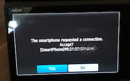 Samsung insecure camera screen grab