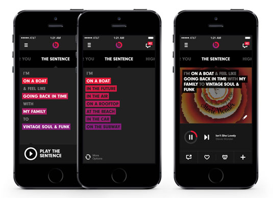 Beats Music The Sentence