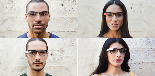 Four new styles for Google Glass