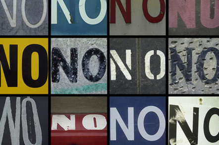 No sign