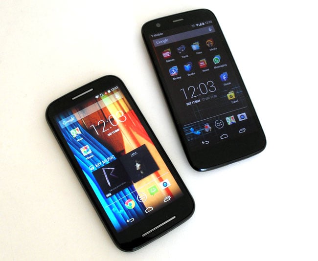 Motorola Moto E and Moto G budget Android smartphones