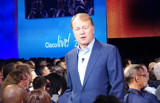 Cisco CEO John Chambers speaking at Cisco Live! 2014