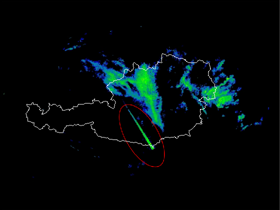 Wifi interference on weather radar