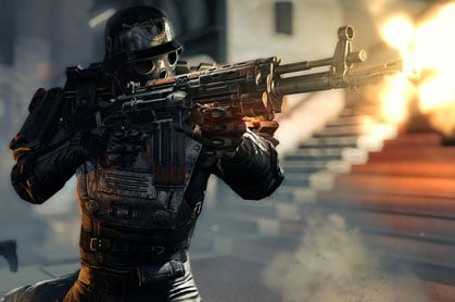 Wolfenstein: The New Order  BLAM-BLAM! That guard did Nazi that