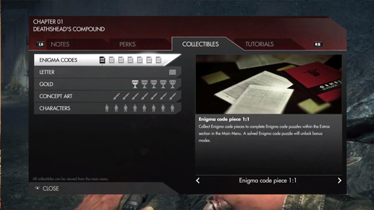 Wolfenstein: The New Order Enigma Code Pieces Locations Guide