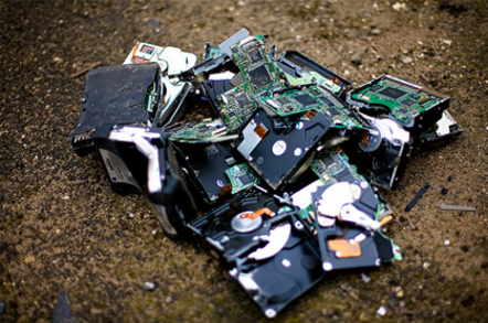 broken smashed harddrives forensics