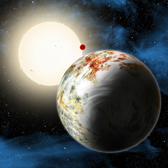 Kepler-10c artist's impression
