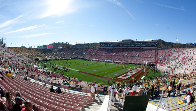 The Pasadena Rose Bowl