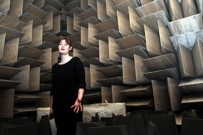 Hemi anechoic chamber, photo: Gavin Clarke