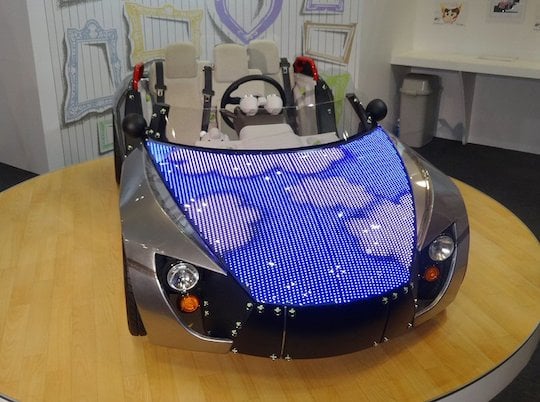 Toyota Camatte concept car with LED screen