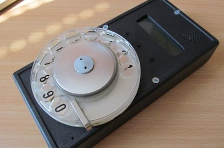Jaromir's rotary mobile phone