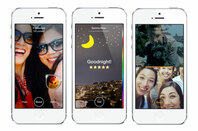 Screenshots of Facebook's Slingshot app