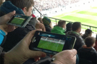 A football might be big enough on a small screen, but golf?