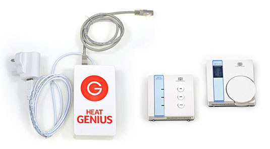 Heat Genius Smart Thermostat kit features a Raspberry Pi