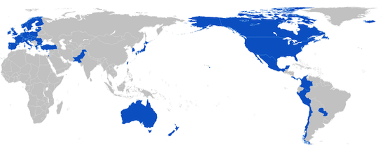 Trade in Services Agreement parties