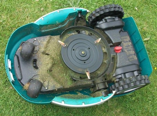 Who needs a ride on mower when a ROBOT will cut your grass The