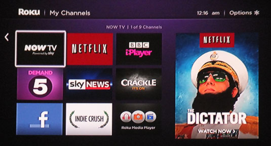 Roku Streaming Stick My Channels