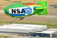 Airship over NSA datacenter