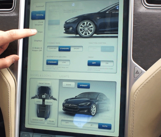 Yes, you can make the Tesla less creepy