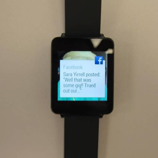 Android Wear Facebook notification