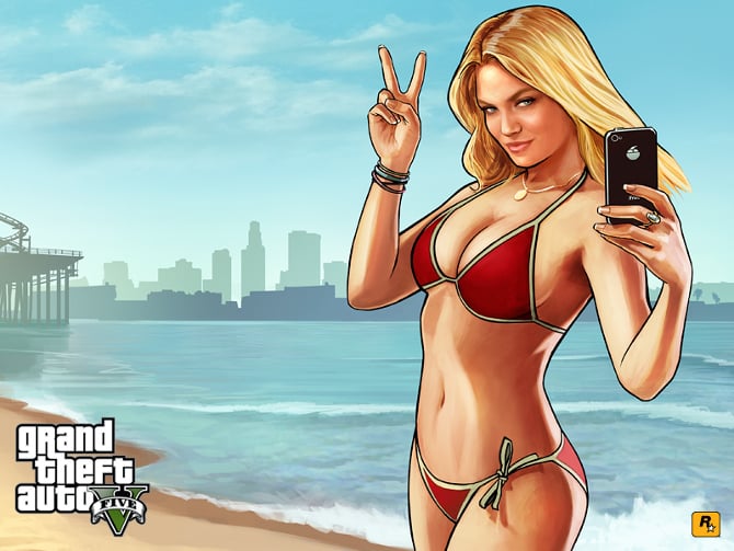 Grand Theft Auto Lindsay Lohan lookalike