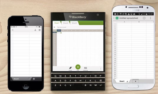 Comparison of BlackBerry Passport with rectangular phones