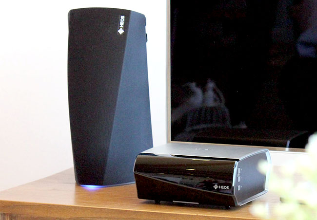 Denon HEOS 2 and HEOS amp, multi-room speaker system