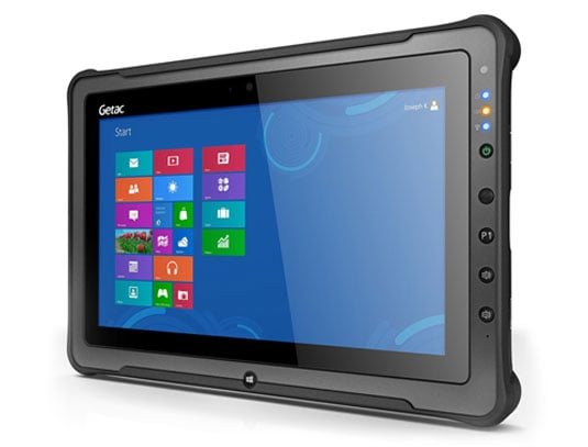 Getac F110 rugged Windows tablet