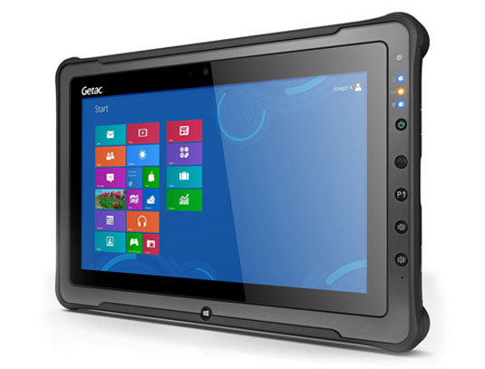 Getac F110 rugged Windows tablet