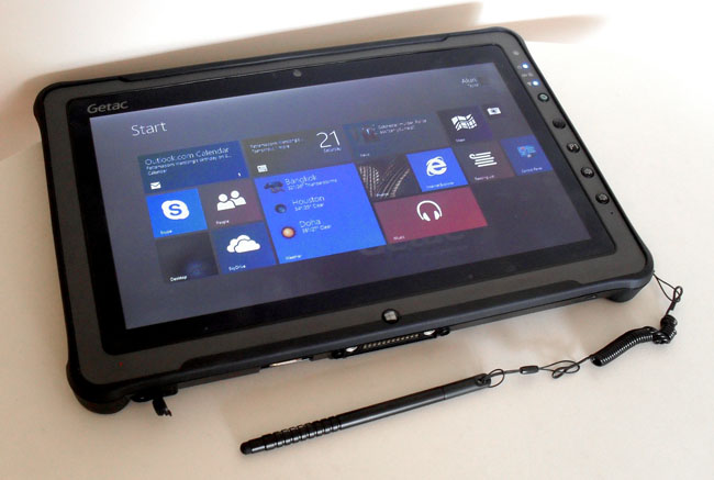 Getac F110 rugged Windows tablet