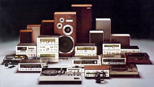 old hi fi system