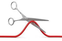 scissors cut cable