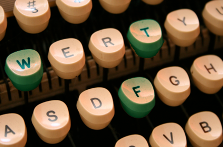 Typewriter image