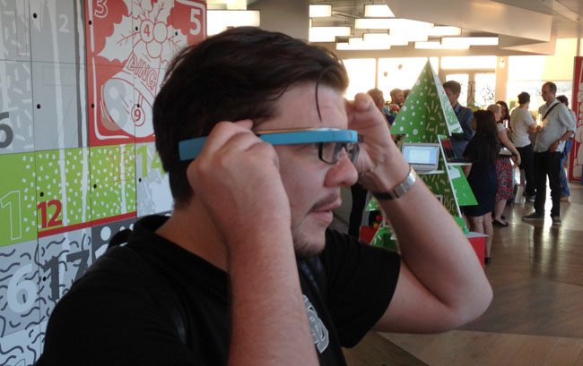 Getting Google Glass to fit comfortably on existing spectacles can be a challenge