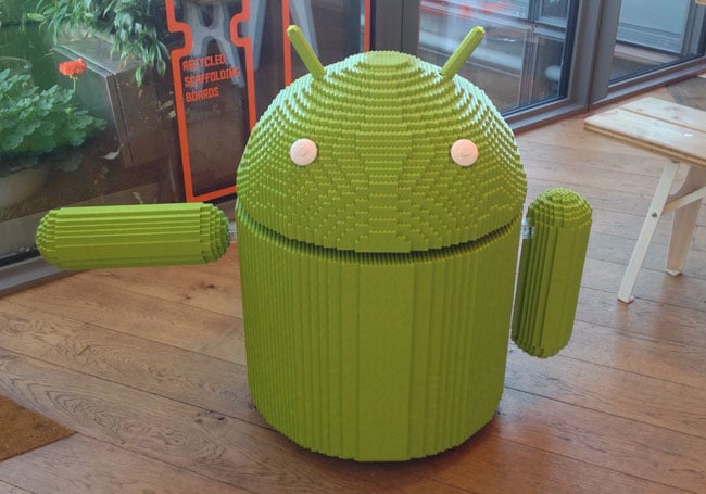 Google UK's Lego Android