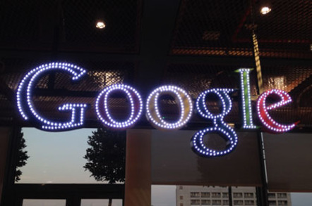 Google UK office logos