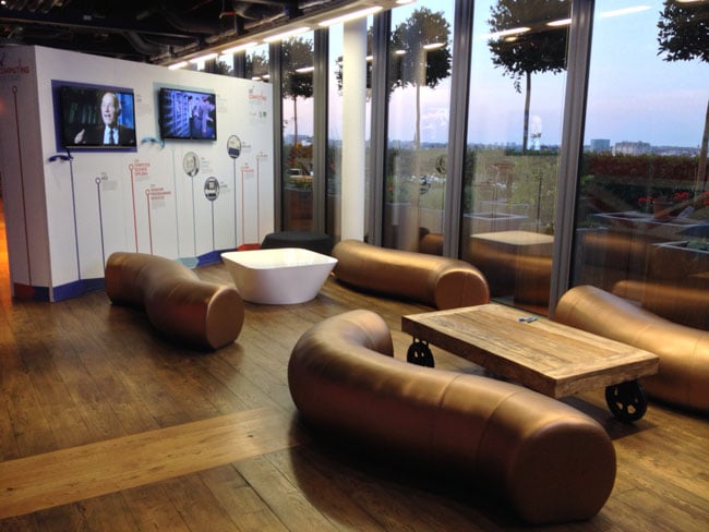 Google UK reception furniture