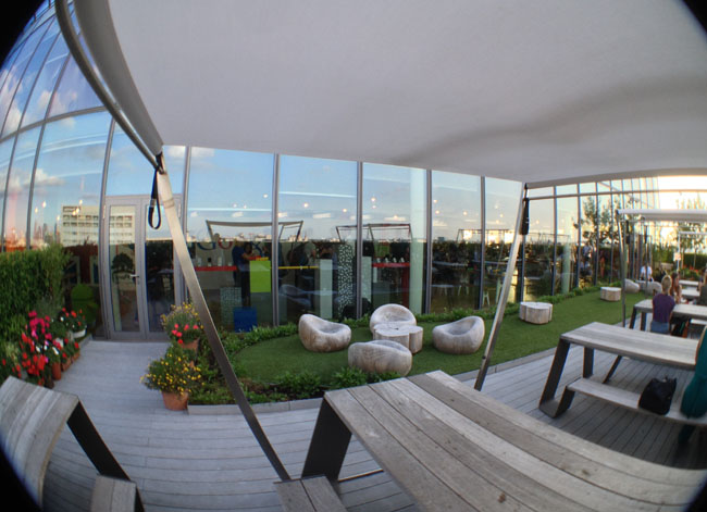 Google UK roof terrace