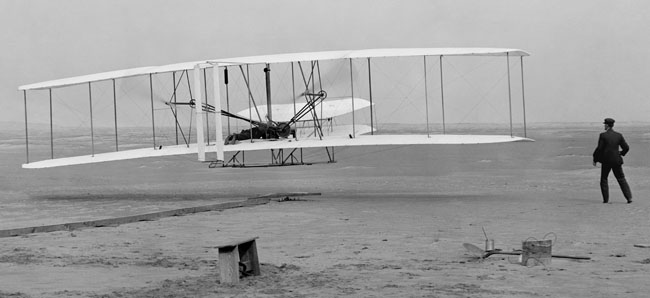 Wright Flyer, first flight