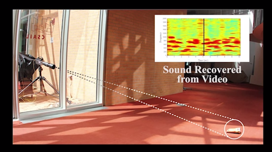 MIT's passive visual microphone