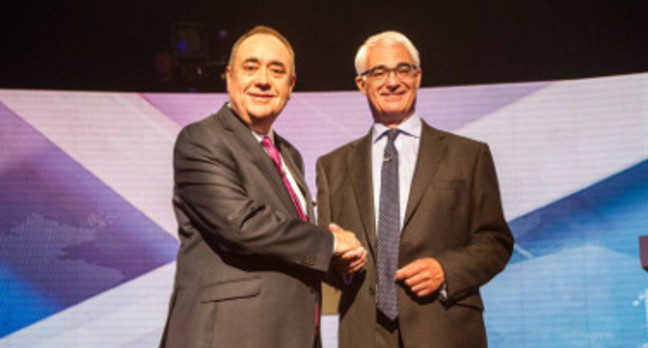 Alistair Darling and Alex Salmond debate Scottish independence