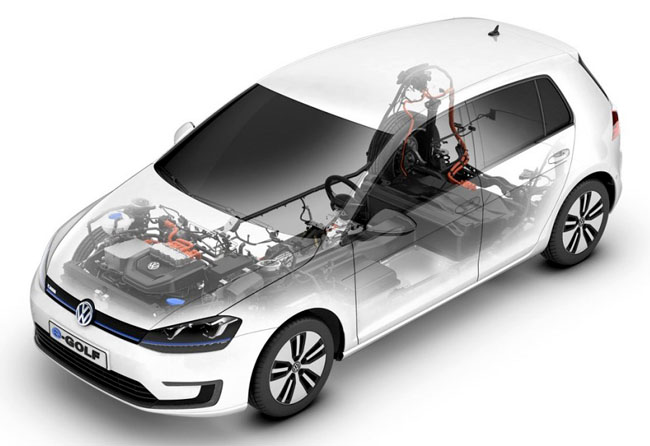 Volkswagen e-Golf structure