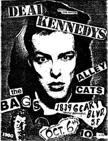 Dead Kennedys: Fresh Fruit for Rotting Vegetables, The Early Years flyer