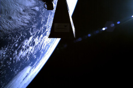 TechDemoSat-1 shot of planet Earth
