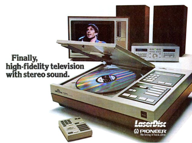 Pioneer LaserDisc advertisement